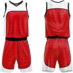 Custom Red Basketball Uniform – Personalized Jersey & Shorts Set with Team Name & Logo