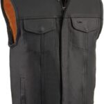 Men’s Leather Vest – Genuine Leather | Classic Biker & Western Style Vest