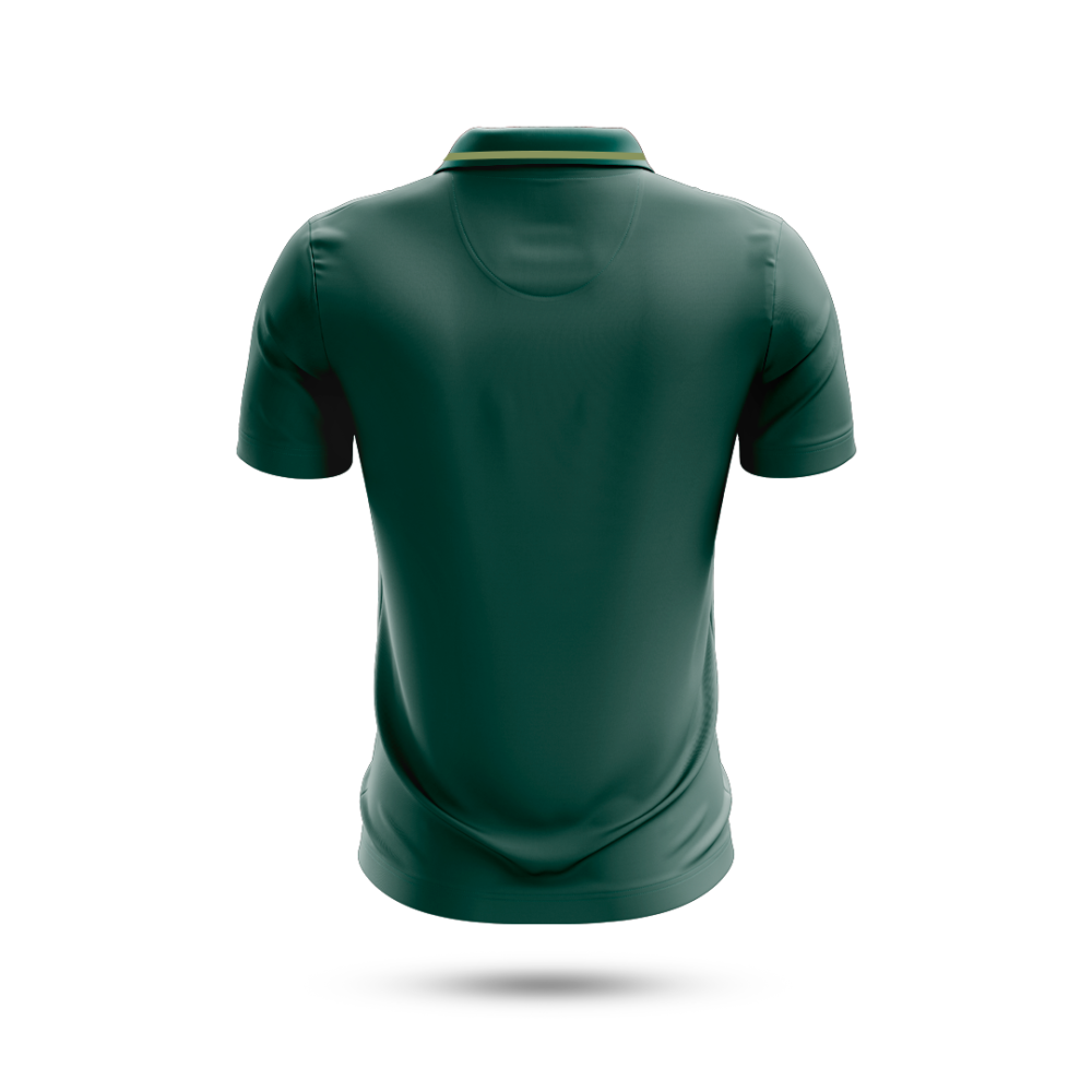 Men’s Green Polo Shirt – Premium Fabric | Turn-Down Collar & Half Sleeves - Image 2