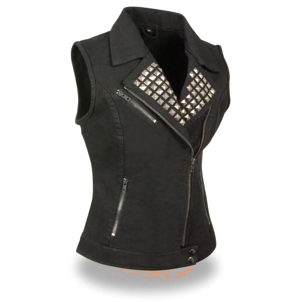 Women’s Leather Vest – Stylish & Sleek Genuine Leather Biker Vest | Casual & Western Wear