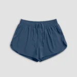 Women’s Breathable Summer Shorts – Blue Color | Lightweight & Adjustable Drawstring