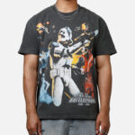 American Thrift Star Wars Battlefront 2 Heavyweight T-Shirt Black Wash