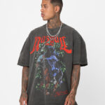 American Thrift X The Lord Of The Rings Nazgul Heavyweight Vintage T-Shirt Black Wash