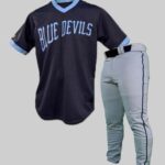 Blue Devils Custom Baseball uniform With Jersey Style