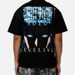 Goat Crew X Solo Leveling Jin Woo T-Shirt Black
