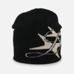 Loiter Hybrid Skull Knit Beanie Black