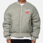 Loiter Kraven Reversible Bomber Jacket Green