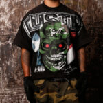 Loiter X WWE Stone Cold Vintage T-Shirt Vintage Black