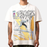 Marvel Silver Surfer Heavyweight T-Shirt Off White