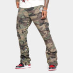 MNML Bootcut Contrast Cargo Pants Camo