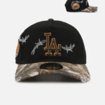 New Era Los Angeles Dodgers 'Realtree Grit 2.0' 9FORTY A-Frame Snapback Black/Green/Orange