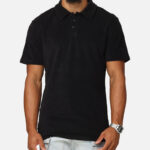 Saint Morta Knitted Polo Shirt Black