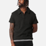 XXIII Danny Knit Polo Shirt Black
